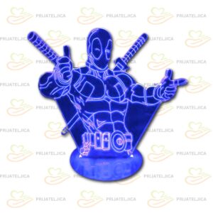 LED lampa Deadpool