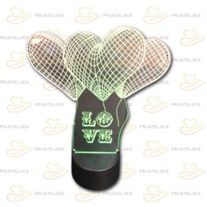 LED lampa LOVE Srca II