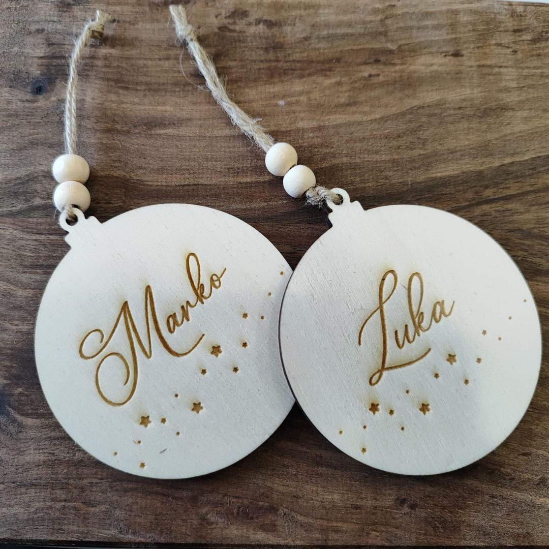 Personalizirana drvena kuglica