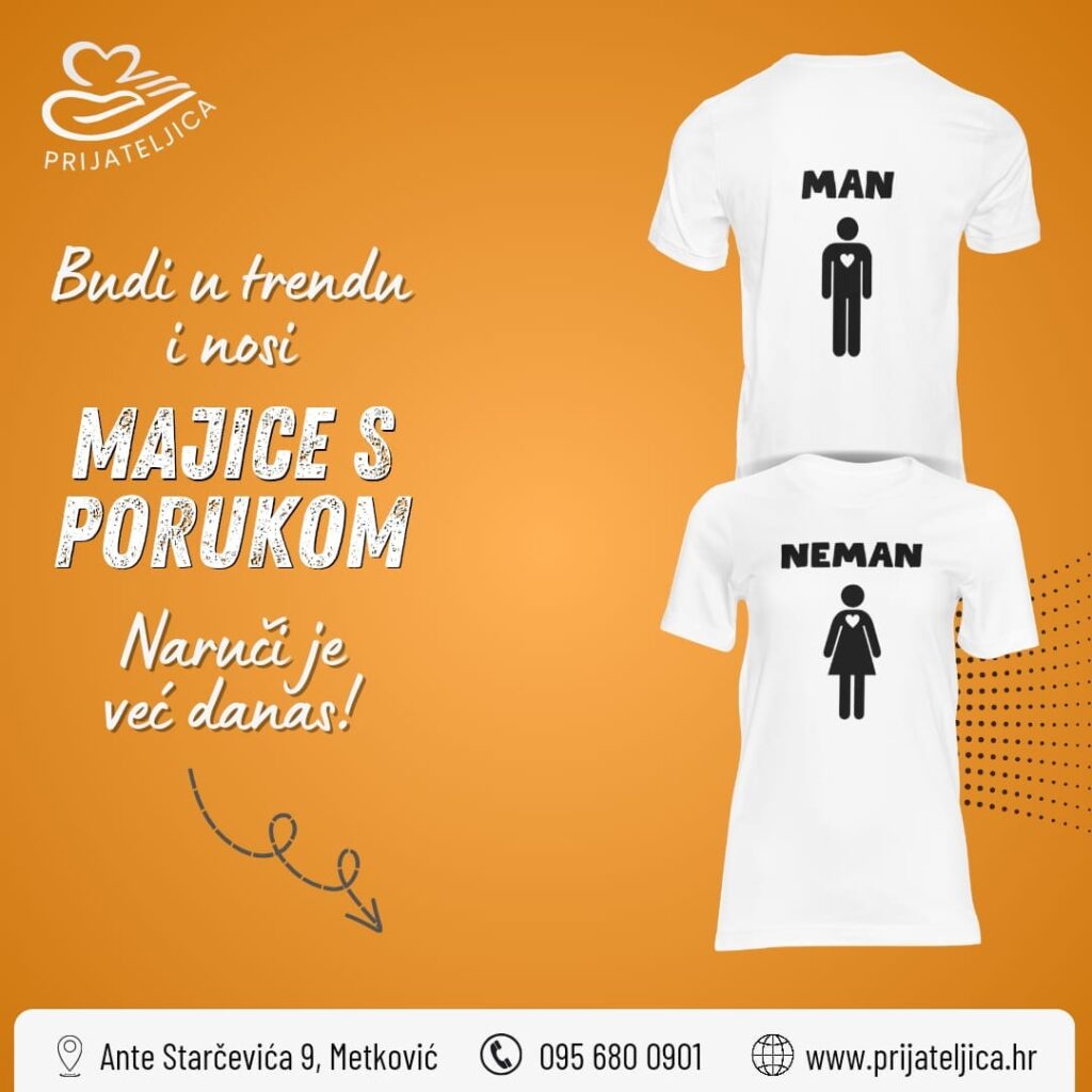 Majice s posvetom bez minimalne narudžbe